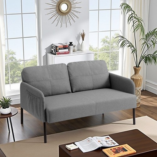 Sofa sitzer stoffsofa couch - 2-sitzer,