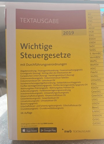 Wichtige steuergesetze mit - wichtige,
