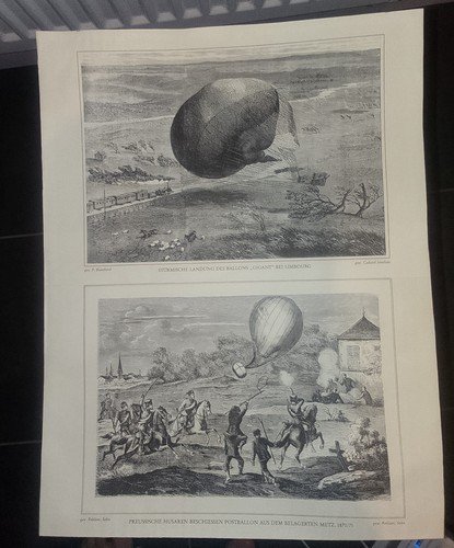 Postballon metz 1870 - postballon, 1870/71