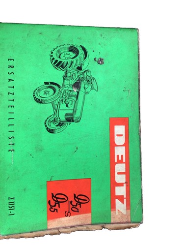 Ersatzteilliste deutz s d - deutz, 50