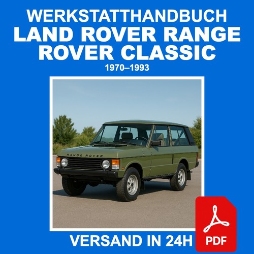 Werkstatthandbuch land rover - werkstatthandbuch,
