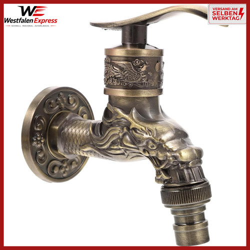 Wand wasserhahn antik - antik, messing