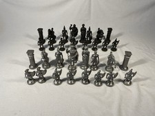 schach zinn Figuren Antik