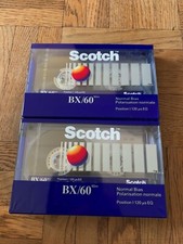2 x SCOTCH BX/60 Kassette