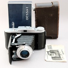 boxed VOIGTLÄNDER BESSA 1  - working 6x6 / 6x9 Rollfilm Kamera