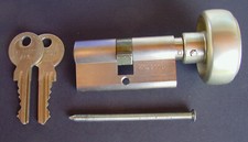 Zeiss Ikon Knauf Zylinder 30/30 Schließzylinder Zylinderschloss mit 2 Schlüssel