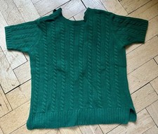 Dunkelgrünes Prada Stricktop