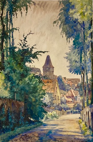 Stadtansicht signiertes - stadtansicht,,