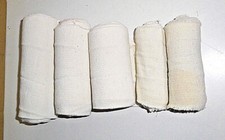 Verbandsmaterial Mullbinden Beinbandagen  5Tlg.verschiedene Größen 