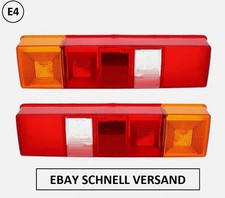 2x Lichtscheibe Rücklichtglas Passend für Ford Transit Pritsche VAN E4
