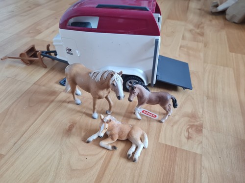 Schleich pferdeanhänger mit - schleich,