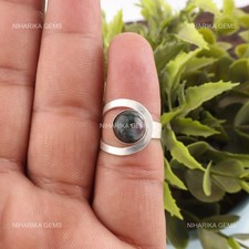 Rund Moos Achat Edelstein