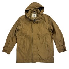 Aigle 1853 Gore-Tex Thermo Kit Herren Parka Anorak Mustard L Windbreaker Hood