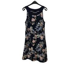 Gina Kleid Damen Dress Damenkleid Gr. S Wende Look Viskose Muster 2 in 1 Style