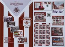 Rumänien 2023 Sportverein RAPID BUKAREST,Wappen,Eisenbahn Mi.8200-01,Block 953