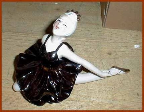 Porzellan figur ballett - figur,