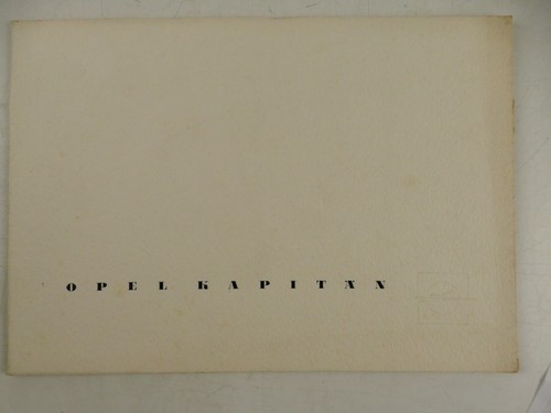 Opel kapitän 1959 katalog - kapitän,