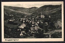 Mayschoss /Ahrtal, Ortsaufnahme von einer Anhöhe aus, Ansichtskarte 1941 