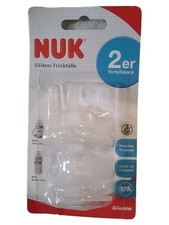 NUK Trinktülle Silikon 2er Pack Kinder Transparent Trinksauger