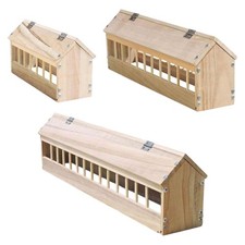 Taubenfutterspender aus Holz