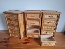 3 Schmuckkommode Konvolut Schubladenschrank Kleinteilemagazine Puppenhaus Möbel