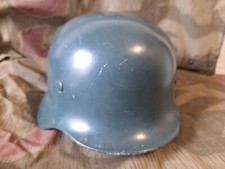Stahlhelm BGS Mit Innenfutter Sturmriemen Polizei BRD