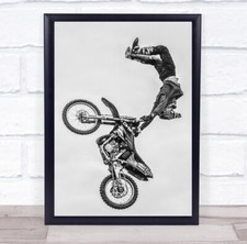 Stunt Trick Jump Leap Black &