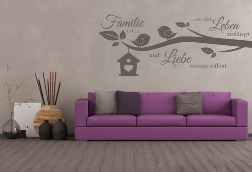 Wandtattoo wohnzimmer - wandtattoo,