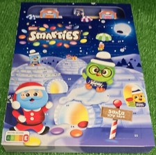 (92,31€/kg) Smarties Adventskalender 2024 Nestle Schokolade Figuren Versand 0€