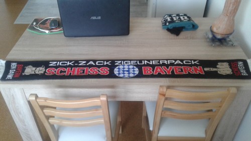 Fußball fanschal anti - fußball, anti-bayern
