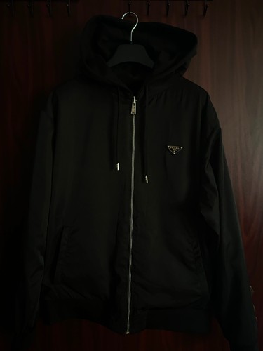 Prada nylon kapuzenjacke - prada, re-nylon