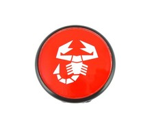 Felgenkappe ABARTH Scorpion rot für Lancia Beta