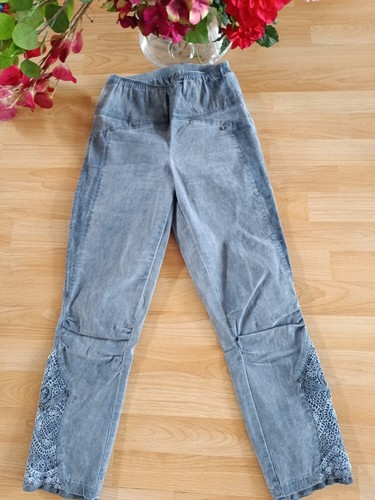 Hose tredy taupe blau extras - hose,