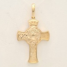 585 Gold Anhänger Kreuz mit