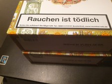 5 neuwertige Zigarrenkisten 2 Romeo y Julieta,  2 Griffins, 1 VF m. leeren Tubes