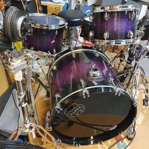 Mapex saturn red blue hybrid - mapex,