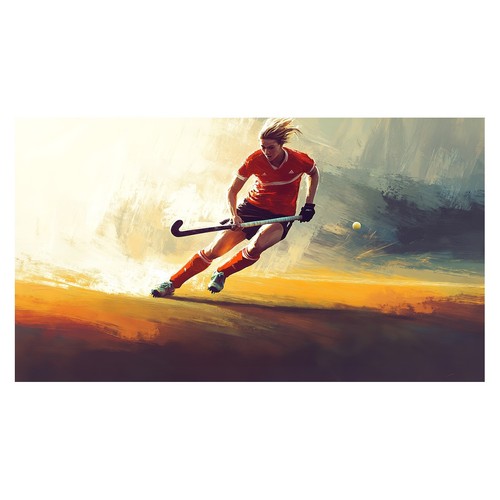 Feldhockey sportler action - feldhockey,