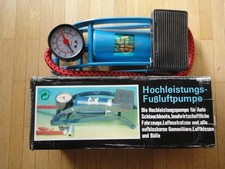 Hochleistung - Fußluftpumpe Auto Fahrrad Ball Schlauchboote Luftmatratzen aufpum