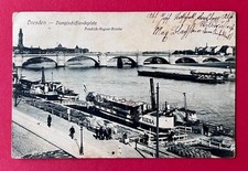 AK DRESDEN 1912 Dampfschiff