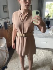 Lachs/ Korallen Rosa Hemdkleid