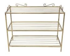 Schuhregal aus Metall mit 3