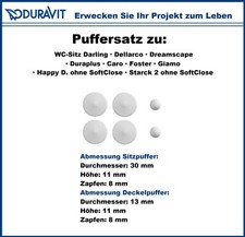 Duravit WC-Sitz Puffer Set Weiß 1001460000 Darling Dellarco Duraplus Caro Giamo