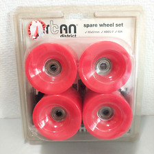urban district spare wheel set Ersatzrollen für Kickboard Rot 65x51mm ABEC-7