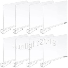 8 Stück Acryl-Regalteiler -