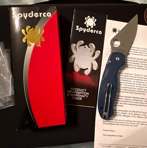 Spyderco para cpm - 3, spy27