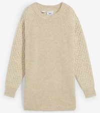 Warmer 2-in-1 Umstands und Stillpullover Gr 36/38 New Khaki Strick-Pullover Neu*