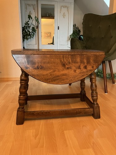 Klapptisch eiche holz massiv - klapptisch,