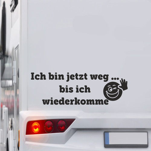 Wohnmobil aufkleber mit spruch - mit,
