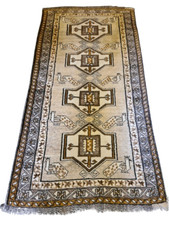 Handgeknüpfter Persischer Gabbeh Teppich Tiermotive 203x107