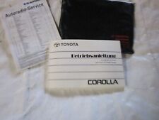 Toyota Corolla Handbuch
